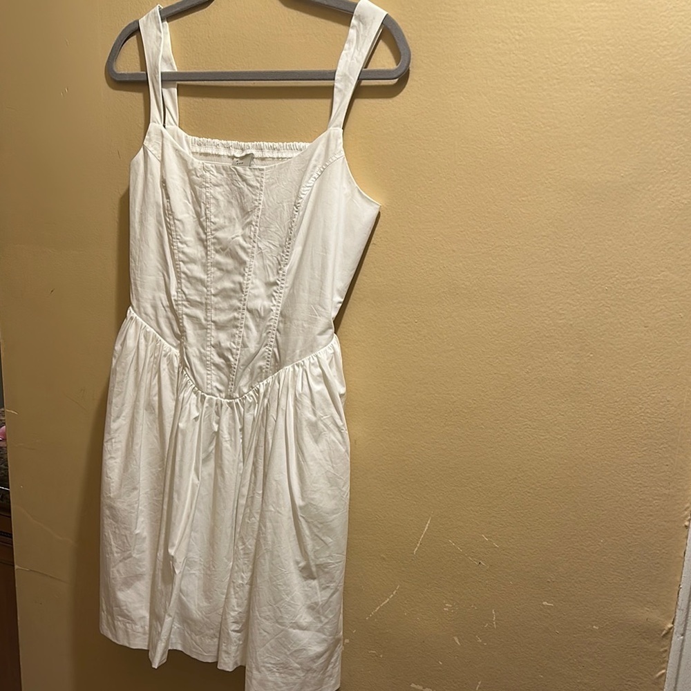 A new day White Sleeveless Dress